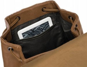 David Jones Plecak damski ze skóry ekologicznej z klapką - David Jones NoSize 7