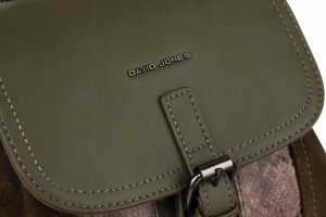 David Jones Plecak damski ze skóry ekologicznej z klapką - David Jones NoSize 4