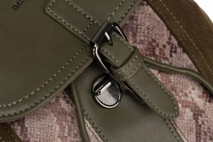 David Jones Plecak damski ze skóry ekologicznej z klapką - David Jones NoSize 5