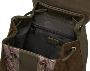 David Jones Plecak damski ze skóry ekologicznej z klapką - David Jones NoSize 6