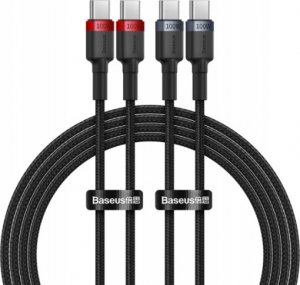 Kabel USB Baseus Kabel Baseus Cafule USB-C / USB-C 100W 1m [2 PACK] 1