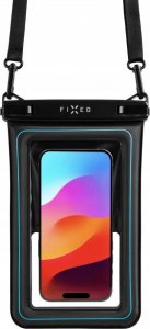 Fixed Etui wodoszczelne Float Max do iPhone przeźroczyste/czarne 9