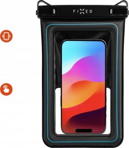 Fixed Etui wodoszczelne Float Max do iPhone przeźroczyste/czarne 10