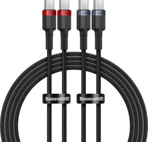 Kabel USB Baseus Kabel Baseus Cafule USB-C / USB-C 100W 2m [2 PACK] 1