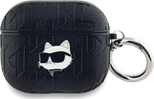 Karl Lagerfeld Karl Lagerfeld KLA3PGCHPK AirPods 3 cover czarny/black Monogram Choupette Head 1