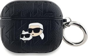 Karl Lagerfeld Karl Lagerfeld KLA3PGKCPK AirPods 3 cover czarny/black Monogram Karl & Choupette Head 1