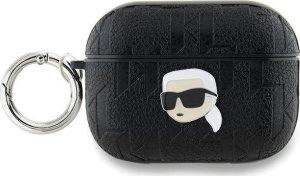 Karl Lagerfeld Karl Lagerfeld KLAP2PGKIPK AirPods Pro 2 (2022/2023) cover czarny/black Monogram Karl Head 1