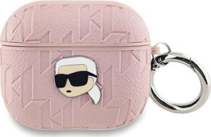 Karl Lagerfeld Karl Lagerfeld KLA3PGKIPP AirPods 3 cover różowy/pink Monogram Karl Head 1