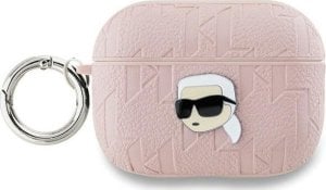 Karl Lagerfeld Karl Lagerfeld KLAP2PGKIPP AirPods Pro 2 (2022/2023) cover różowy/pink Monogram Karl Head 1