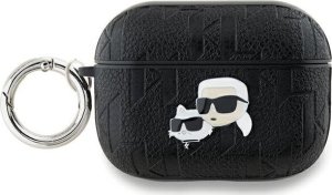 Karl Lagerfeld Karl Lagerfeld KLAP2PGKCPK AirPods Pro 2 (2022/2023) cover czarny/black Monogram Karl & Choupette Head 1