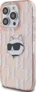 Karl Lagerfeld Karl Lagerfeld KLHCP14XHKLPCHP iPhone 14 Pro Max 6.7" różowy/pink hardcase IML Choupette Head & Monogram 2