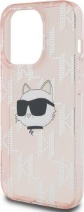 Karl Lagerfeld Karl Lagerfeld KLHCP14XHKLPCHP iPhone 14 Pro Max 6.7" różowy/pink hardcase IML Choupette Head & Monogram 6