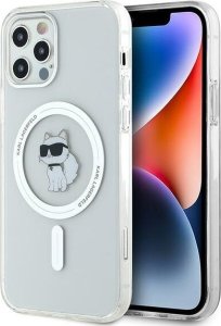 Karl Lagerfeld Karl Lagerfeld KLHMP12MHFCCNOT iPhone 12/12 Pro 6.1" przezroczysty/transparent hardcase IML Choupette MagSafe 1