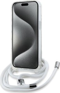 Karl Lagerfeld Karl Lagerfeld KLHMP15SHCKHNT iPhone 15 / 14 / 13 6.1" hardcase transparent Crossbody IML Karl Head Magsafe 4