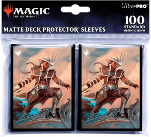 Ultra-Pro Ultra-Pro: Magic the Gathering - Outlaws of Thunder Junction - Matte Deck Protector Sleeves - Annie Flash, The Veteran (100 szt.) 1