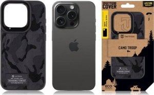 Tactical Tactical Camo Troop Cover for Apple iPhone 15 Pro Black standard 1