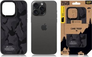 Tactical Tactical Camo Troop Cover for Apple iPhone 15 Pro Max Black standard 1