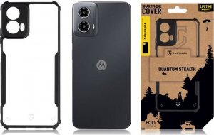 Tactical Tactical Quantum Stealth Cover for Motorola G34 Clear/Black standard 1