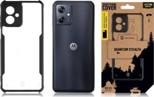Tactical Tactical Quantum Stealth Cover for Motorola G54 5G/Power Edition Clear/Black standard 1