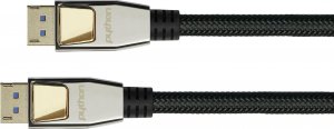 PYTHON Python DisplayPort 2.0 Kabel Nylongeflecht schwarz 1m 1