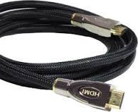 Kabel PYTHON Python HDMI« 2.0 Kabel 4K2K Nylongeflecht schwarz 1,5m 1