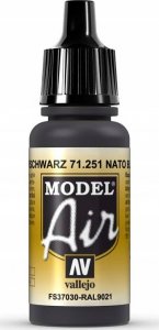 Vallejo Vallejo: 71.251 - Model Air - NATO Black (17 ml) 1