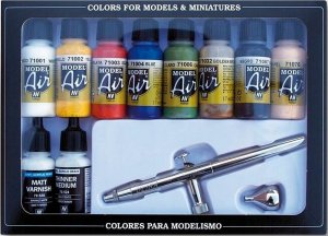 Vallejo Vallejo: Model Air - Airbrush + Basic Colors 10x 17 mm 1