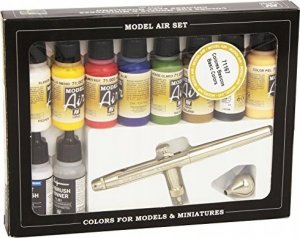Vallejo : Model Air - Airbrush + Basic Colors 10x 17 mm 2