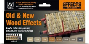 Vallejo Vallejo: Model Air - Old & New Wood Effects 8x 17 mm 4