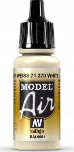 Vallejo Vallejo: 71.270 - Model Air - White RAL9001 (17 ml) 1