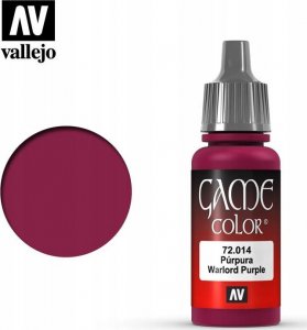 Vallejo Vallejo: 72.014 - Game Color - Warlord Purple (18 ml) 1