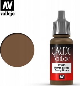 Vallejo Vallejo: 72.043 - Game Color - Beasty Brown (18 ml) 1