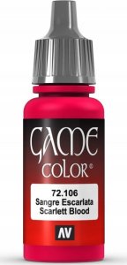 Vallejo Vallejo: 72.106 - Game Color - Scarlet Blood (18 ml) 1