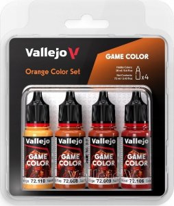 Vallejo Vallejo: 72.381 - Game Color - Orange Color Set 4 x (18 ml) 1