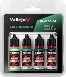 Vallejo Vallejo: 72.383 - Game Color - Cold green Color Set 4 x (18 ml) 1