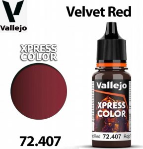 Vallejo Vallejo: 72.407 - Xpress Color - Velvet Red (18 ml) 2