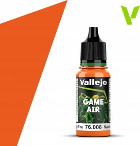 Vallejo Vallejo: 76.008 - Game Air - Orange Fire (18 ml) 1