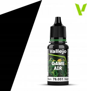 Vallejo Vallejo: 76.051 - Game Air - Black (18 ml) 1