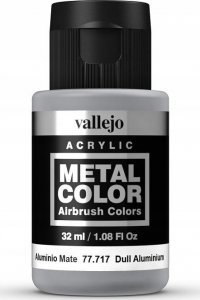 Vallejo Vallejo: 77.717 - Metal Color - Dull Aluminium (32 ml) 1