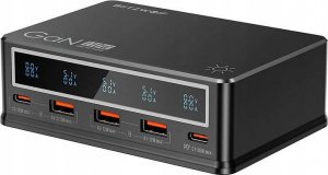 Ładowarka Blitzwolf Ładowarka sieciowa Blitzwolf BW-i9 3xUSB-A, 2xUSB-C 110W PD czarna 1