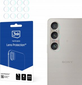 3MK Szkło hybrydowe na obiektyw aparatu 3MK Lens Protect Sony Xperia 1 VI [4 PACK] 1