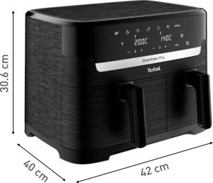 Frytkownica beztłuszczowa Tefal Dual Easy Fry EY901N10 3