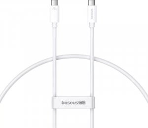 Kabel USB Baseus USB-C - USB-C 1 m Biały (1024213) 9