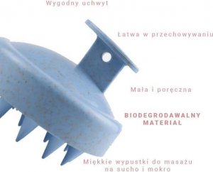 Masażer Yeye Szczotka BIO* do masażu głowy i mycia włosów YEYE Różowy 4