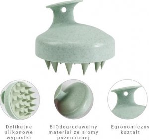 Masażer Yeye Szczotka BIO* do masażu głowy i mycia włosów YEYE Beżowy 10