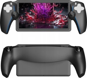 JYS Osłona Silikonowa Etui Case Futerał Grip Uchwyt do Konsoli Sony PlayStation Portal / PS Portal / P-S Portal / Czarny / P5183 1