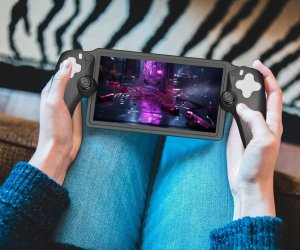 JYS Osłona Silikonowa Etui Case Futerał Grip Uchwyt do Konsoli Sony PlayStation Portal / PS Portal / P-S Portal / Czarny / P5183 5