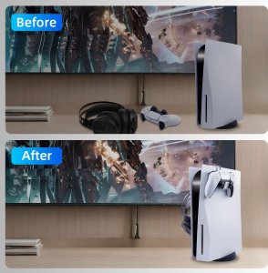 JYS 2x Uchwyt Wieszak Haczyk na Pad Pady Słuchawki do Sony PlayStation PS 5 PS5 / P5180 3