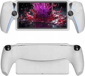 JYS Osłona Silikonowa Etui Case Futerał Grip Uchwyt do Konsoli Sony PlayStation Portal / PS Portal / P-S Portal / Biały / P5183 3