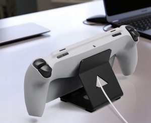 JYS Osłona Silikonowa Etui Case Futerał Grip Uchwyt do Konsoli Sony PlayStation Portal / PS Portal / P-S Portal / Biały / P5183 8